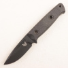 Нож Benchmade Mini Bushcrafter, Cru-Wear, Black Carbon Handle, Black Plastic Sheath, 165BK