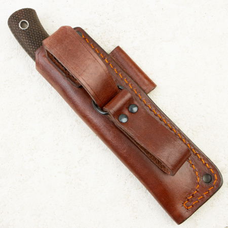 Нож Южный Крест Скаут, Convex, Elmax, Micarta Койот, Насечка, 237.0550.Elmax.K