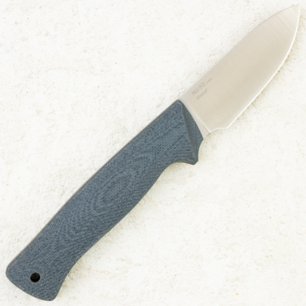 Нож OWL Ulula S F, N690 Cryo, Micarta Jeans Gray, Kydex