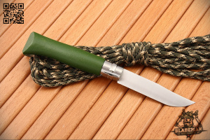 Нож Opinel №8 Trekking, Нержавеющая сталь, Хаки - складной туристические ножи из стали