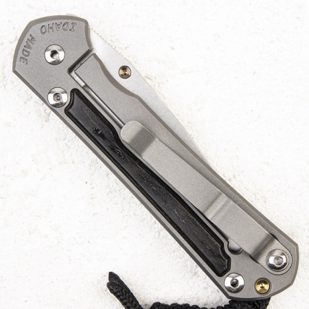 Нож Chris Reeve Small Sebenza 31, S45VN, Titanium/Bog Oak - купить в интернет-магазине Blademan