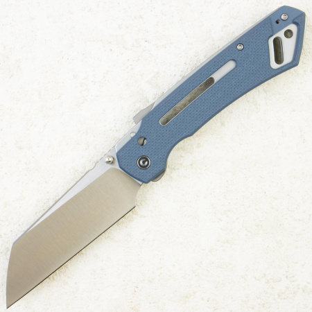 Нож CIVIVI Buster FG, Satin, Nitro-V, Coarse G10 Natural Blue Handle, C24052-2