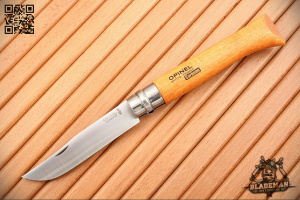 Нож Opinel №12, Углеродистая сталь, Бук - складной туристические ножи из стали