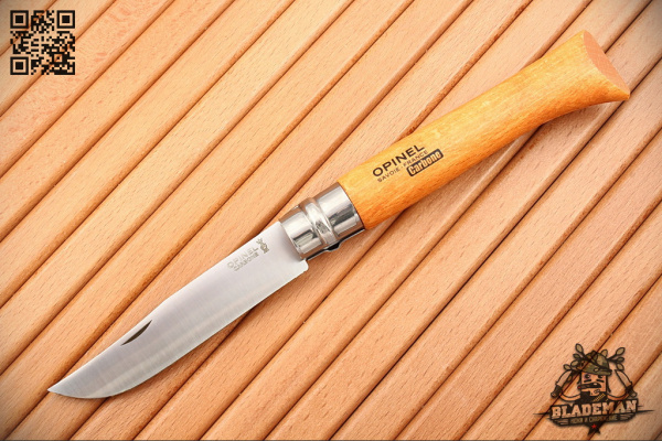 Нож Opinel №12, Углеродистая сталь, Бук - складной туристические ножи из стали