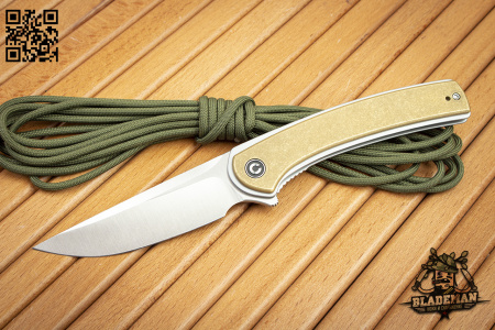 Нож CIVIVI Asticus, D2, Brass - купить в интернет-магазине Blademan