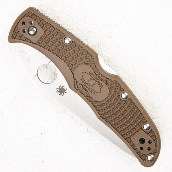 Spyderco Endura 4, VG-10, FRN Brown