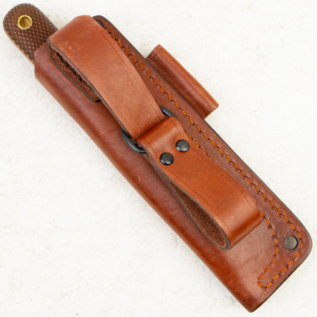 Нож Южный Крест Кефарт mini, VG10, Конвекс, Микарта Койот, Насечка