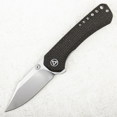 Нож QSP Kestrel, 14C28N, Micarta Dark Brown