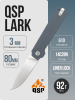 Нож QSP Lark, 14C28N, G10 Dark Gray Нож QSP Lark, 14C28N, G10 Dark Gray