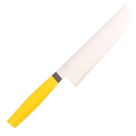 Нож Накири OWL NA160 F, N690 Cryo, G10 Yellow Handle