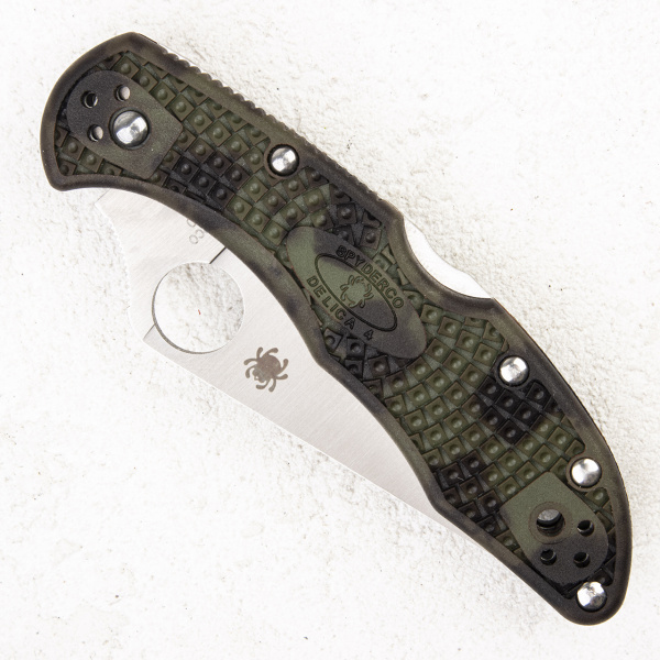 Нож Spyderco Delica, VG-10, FRN Zombie Green, C11ZFPGRНож Spyderco Delica, VG-10, FRN Zombie Green, C11ZFPGR