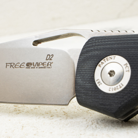 Нож Viper, D2, Black G10 Handle, V4892BK