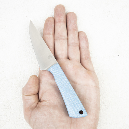 Нож OWL Pocket F, N690, Micarta Blue, Kydex