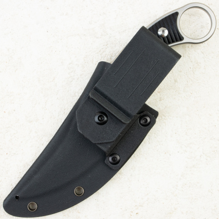 Нож QSP Viper, Stonewashed, 10Cr15MoV, G10 Black Handle, QS166-A1