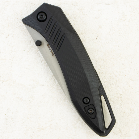 Mr.Blade Bang, D2, Stonewashed, G10 Black Mr.Blade Bang, D2, Stonewashed, G10 Black