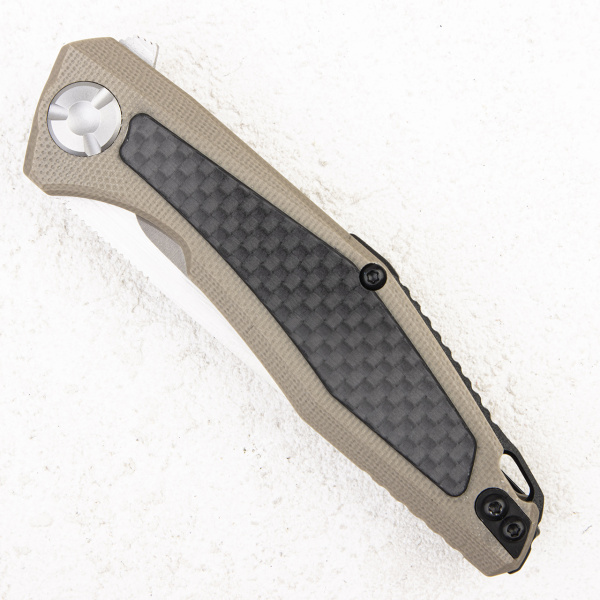 Нож Kershaw Atmos, 8Cr13MoV, G10/Carbon Tan, 4037TAN