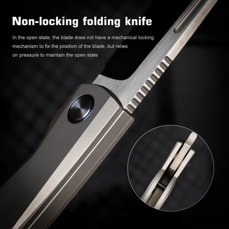 Нож Remette Squirrel, M390, Titanium Gray Handle, RTDP-G Нож Remette Squirrel, M390, Titanium Gray Handle, RTDP-G