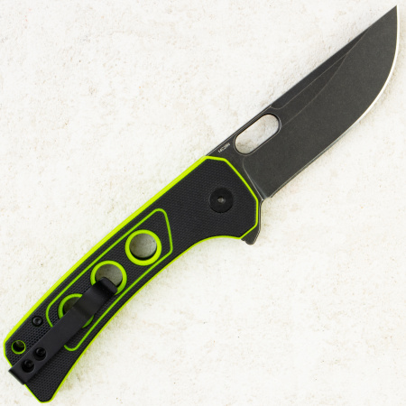 Нож QSP Unicorn, Black Stonewashed 14C28N, G10 Black/Neon, QS156-C2 Нож QSP Unicorn, Black Stonewashed 14C28N, G10 Black/Neon, QS156-C2