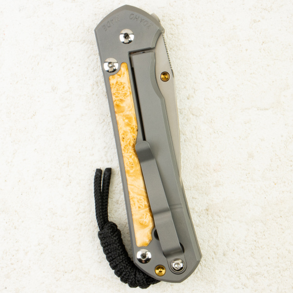 Нож Chris Reeve Large Sebenza 31 Inlay, CPM MagnaCut, Titanium/Box Elder Handle, L31-1108