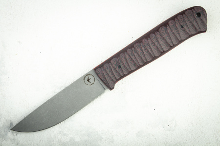 Нож Apus Knives Raider mini, N690, G10 Red-Black, Kydex Classic - купить в интернет-магазине Blademan