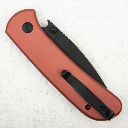 Нож CIVIVI Qubit Button Lock, 14C28N, Aluminum Red, C22030E-2