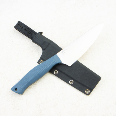 Нож OWL S120 F, Elmax Cryo, G10 Navy Blue, Kydex, (Эксклюзивный цвет)