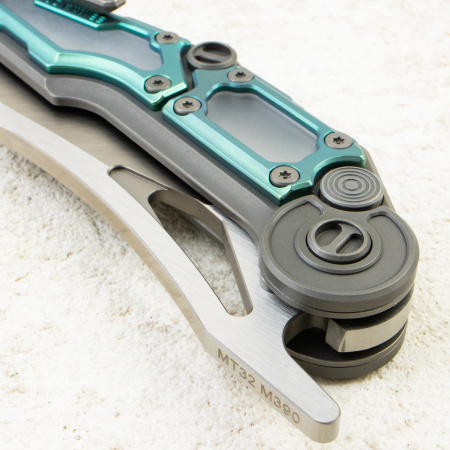 Нож NOC Knives MT-32, M390, Titanium Green Handle, MT-3210 Нож NOC Knives MT-32, M390, Titanium Green Handle, MT-3210