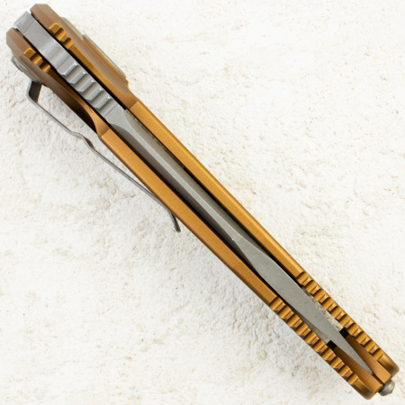 Нож Microtech Socom Elite Auto, Apocalyptic, M390, Aluminum Tan, 160A-10