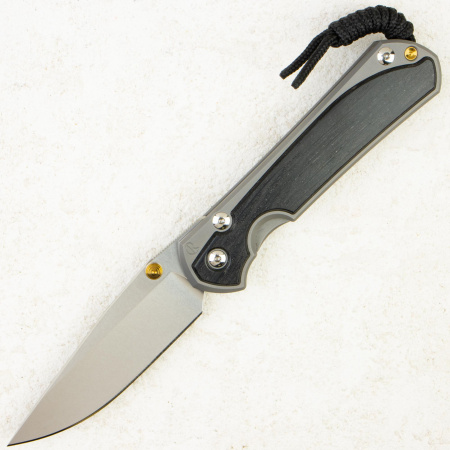 Нож Chris Reeve Large Sebenza 31 Inlay, CPM MagnaCut, Titanium/Bog Oak Handle, L31-1100