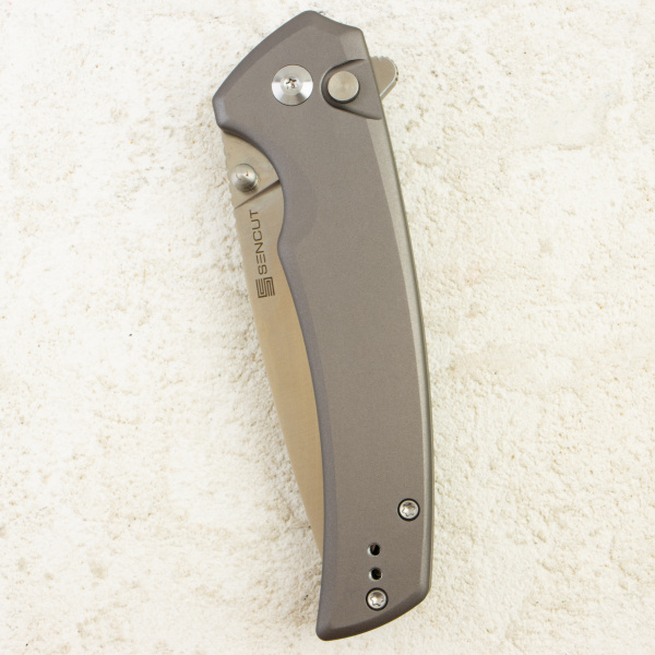 Нож SENCUT Serene, Satin, D2, Aluminum Gray Handle, S21022B-3