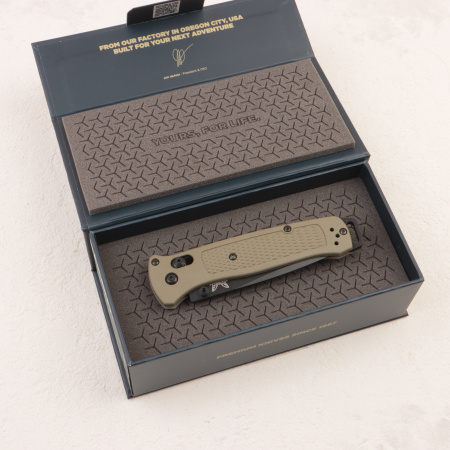 Нож Benchmade Bailout, Tanto, CPM S30V, Ranger Green Grivory Handle, 537BK-06
