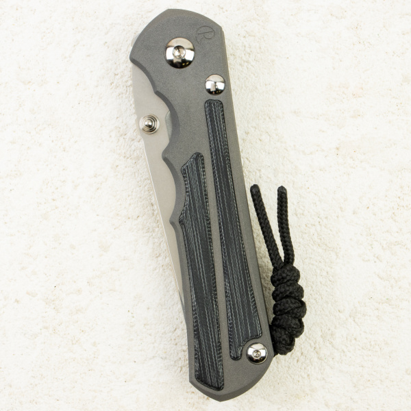 Нож Chris Reeve Large Inkosi Insingo, CPM MagnaCut, Titanium/Black Canvas Micarta Handle, LIN-1028