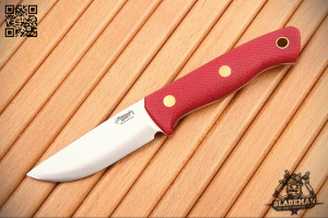 Южный Крест Fang, N690, Конвекс, Микарта красная, Насечка - купить в интернет-магазине Blademan