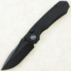 Нож Remette Rhino, Black, 14C28N, Micarta Black Handle, RNDG1