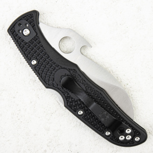 Нож Spyderco Matriarch 2 Emerson, 12SBK2W, VG-10 Full Serrated, FRN Black, C12SBK2W Нож Spyderco Matriarch 2 Emerson, 12SBK2W, VG-10 Full Serrated, FRN Black, C12SBK2W