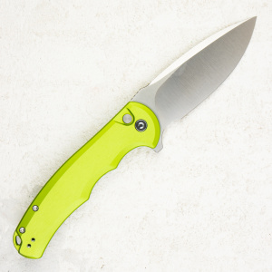 Нож CIVIVI Praxis Button Lock, Nitro-V, Green Aluminum Handle, C18026E-3 Нож CIVIVI Praxis Button Lock, Nitro-V, Green Aluminum Handle, C18026E-3