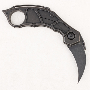 Нож Quartermaster Murtaugh Karambit, S35VN Black, Titanium Black Нож Quartermaster Murtaugh Karambit, S35VN Black, Titanium Black