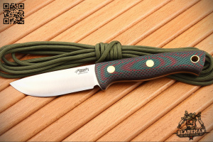 Южный Крест Caribou, N690, Конвекс, Микарта зелёно-красная, насечка - купить в интернет-магазине Blademan