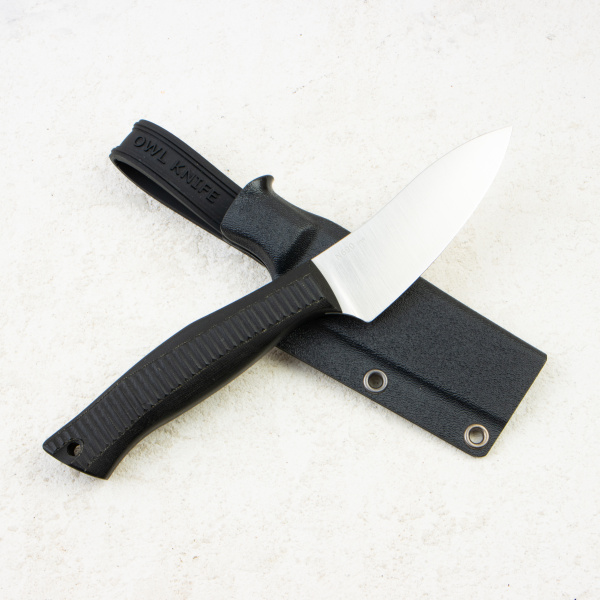 Нож OWL Canadian S F, N690 Cryo, Micarta Black, Kydex