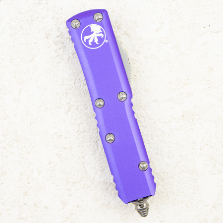 Нож Microtech UTX-85 Tanto, Satin, M390, Aluminium Purple, 233-4 PU Нож Microtech UTX-85 Tanto, Satin, M390, Aluminium Purple, 233-4 PU