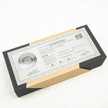 Нож WE Knife Shakan, 20CV, Titanium Black/Blue. LIMITED EDITION - купить в интернет-магазине Blademan