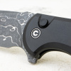 Нож CIVIVI Praxis Button Lock, Damascus, Black Aluminum Handle, C18026E-DS1 Нож CIVIVI Praxis Button Lock, Damascus, Black Aluminum Handle, C18026E-DS1