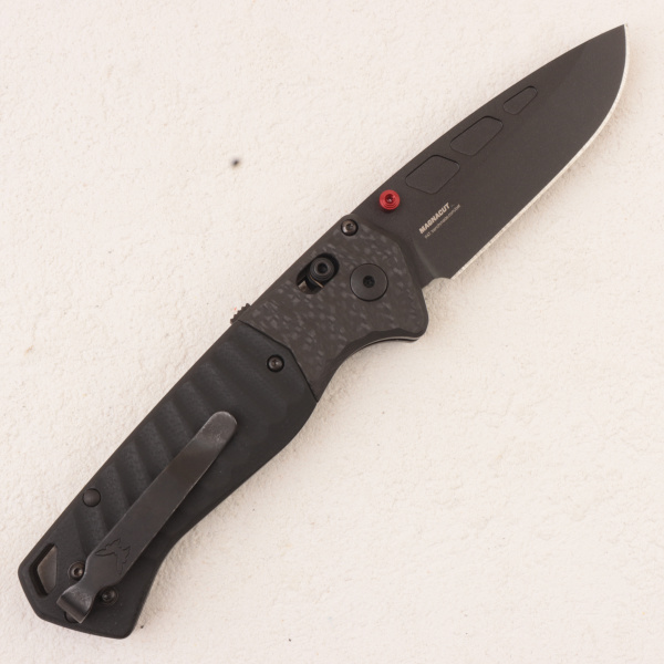 Нож Benchmade PSK, MagnaCut, Black Carbon Fiber/G10 Handle, 593BK-01