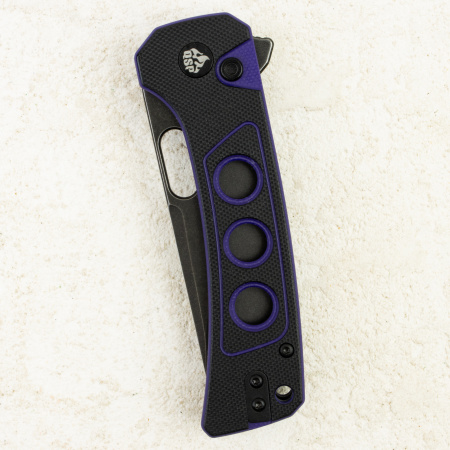 Нож QSP Unicorn, Black Stonewashed 14C28N, G10 Black/Purple, QS156-B2 Нож QSP Unicorn, Black Stonewashed 14C28N, G10 Black/Purple, QS156-B2