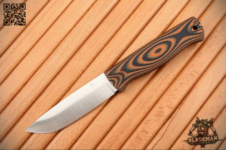 Нож OWL Hoot F, Elmax Cryo, G10 Черно-оранжевая, Kydex Classic - купить в интернет-магазине Blademan