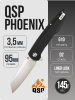 Нож QSP Phoenix, D2 SW/Satin, G10 Black Нож QSP Phoenix, D2 SW/Satin, G10 Black