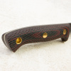 Нож Южный Крест Шершень L, VG-10, Convex, Micarta Black/Red, Насечка