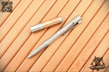 Набор Fenix: Тактическая ручка Серая T5Ti и Фонарь F15 - купить в интернет-магазине Blademan
