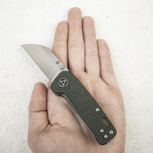 Нож QSP Penguin MINI, 14C28N, Micarta Green - складной туристические ножи из стали Нож QSP Penguin MINI, 14C28N, Micarta Green - складной туристические ножи из стали