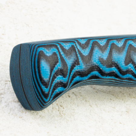 Нож мини шеф OWL CH120F, N690 Cryo, G10 Black-Blue